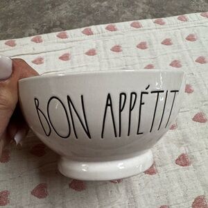 Rae Dunn Bon Appetite white bowl